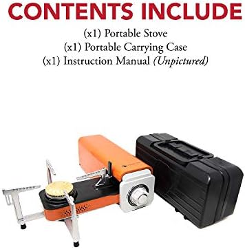 Gas One GS-8300 - Camp Stove Compact Butane Stove with Carrying Case - Foldable Portable Stove - Image 7