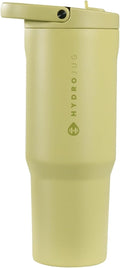 HydroJug Sport - Stainless Steel Tumbler with Straw, Vacuum Insulated, 32oz Leakproof Water Bottle, Ergonomic Design, Reusable, Dishwasher Safe, Rubber Base, Durable for Gym or Outdoors, Olive by Hydrojug