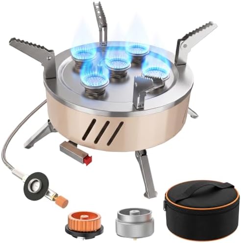5 Burner Portable Propane Camping Stove by Unknown