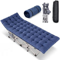 Camping Cot for Adults 800 LBS, 75"x28" Heavy Duty Folding Cot Bed with 2" Thick Detachable Pad & 1200D Oxford, Sleeping Cot for Camping & Guest Bed - 10-Second Setup by Harigal