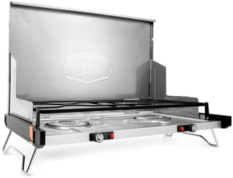 GSI Outdoors Pinnacle Pro 2-Burner Propane Camp Stove, 25,000 BTU by GSIOutdoors