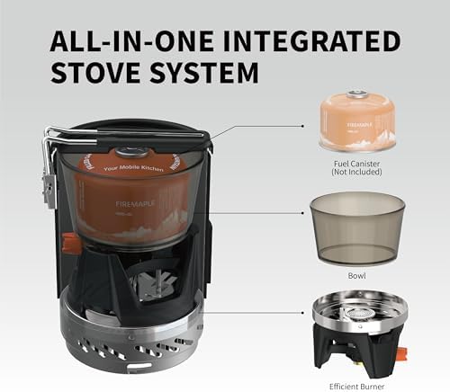 Fire-Maple Fixed Star 1 Pro Camping Stove System, Upgraded Handle, 19.6oz - Image 2
