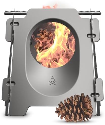 Stöker Camping Wood Stove – Compact, Folding Backpacking Wood Burning Stove by %C3%9Cberleben