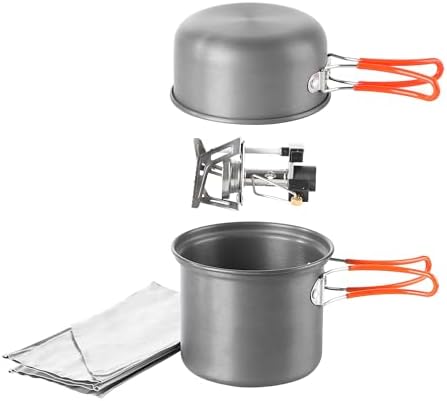 Fire-Maple Camping Pot Bowl Foldable Backpacking Solo Cooking Set - Image 5