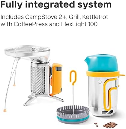BioLite CampStove 2+ Wood Burning, Electricity Generating & USB Charging Camp Stove - Image 3