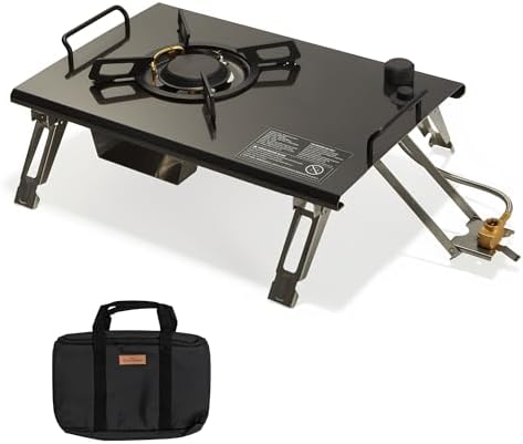 Naturehike Camping Gas Stove for IGT Table, Folding Isobutane Stove with Carry Bag, Portable Camp Stove for Outdoor Car Camping Cooking Tailgating by Naturehike