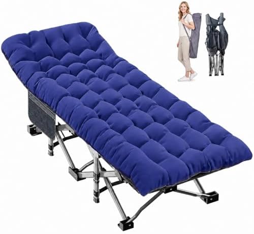 LILYPELLE Folding Camping Cot, Extra Wide Heavy Duty Sleeping Cots by LILYPELLE