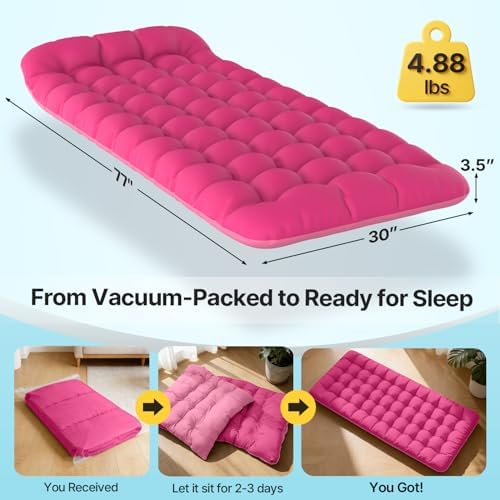 Slendor XXL Camping Cot with Mattress, Pillow & Carry Bag, 32" Extra Wide - Image 3