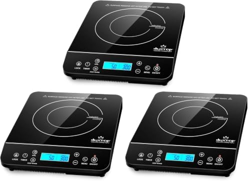 Duxtop Portable Induction Cooktop, Countertop Burner 1800W Black 9610LS by duxtop