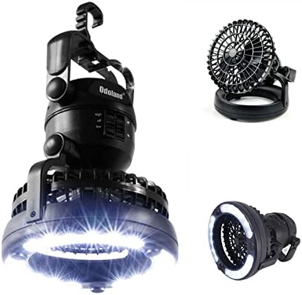 Odoland Portable LED Camping Lantern with Ceiling Fan - Hurricane Emergency by Odoland