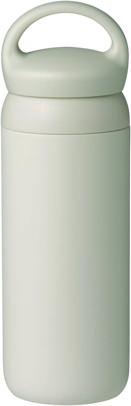 KINTO 21091 Day-off Tumbler, 16.9 fl oz (500 ml), White, Double Wall Vacuum Construction, Hot and Cold Insulation, Water Bottle by Unknown