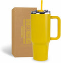 Hogg Big Swig 40 oz Tumbler with Handle and Straw - Spanish Sun, 40oz Insulated Stainless Steel, Water Tumbler with Straw, Water Cup with Handle, Versatile Leak Proof Lid by HoggOutfitters