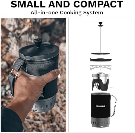FireMaple Crater Radiant Stove System Camping Stove with Pressure Regulator - Image 3