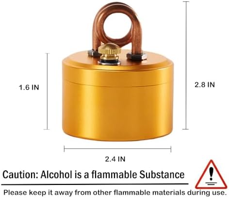 Portable Mini Camping Alcohol Stove 50ml - Image 2