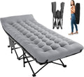 JEAREY Camping Cot for Adults, 28 in Wide with Mattress, Bright Gray by JEAREYOutdoorsCollection