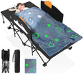 Suteck Kids Camping Cot, Comfortable Toddler Cots Bed with Blanket by Suteck