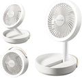 Gaiatop Foldable Desk Fan with Night Light, 6.8in Portable Travel Fan by GAIATOP