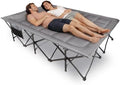 RedSwing 2 Person Camping Cot for Adults, Grey, 59" W Extra Wide by Unknown