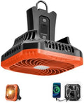 Odoland Camping Fan with LED Lantern, 40H Rechargeable Portable Tent Fan by Odoland