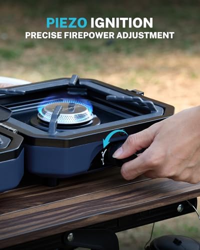 Gonex Camping Stove Propane, 2 Burner Portable Camp Stoves for Camping - Image 5