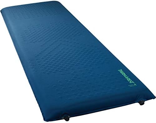 Therm-a-Rest LuxuryMap Self-Inflating Foam Camping Sleeping Pad, Large - 25 x 77 Inches, Poseidon Blue by Therm-a-Rest