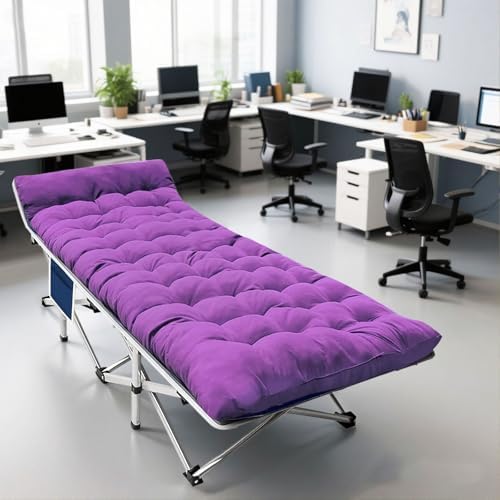 2 Pack Camping Cot, Heavy Duty Cots for Sleeping with Mattress - Image 4