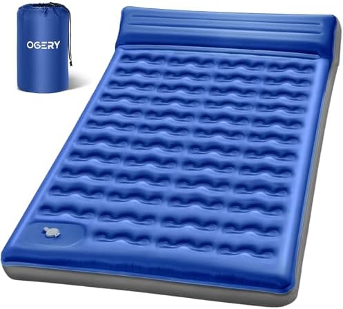 OGERY Sleeping Pad, Ultralight Inflating Camping Pad with 6" Extra-Thick by OGERY