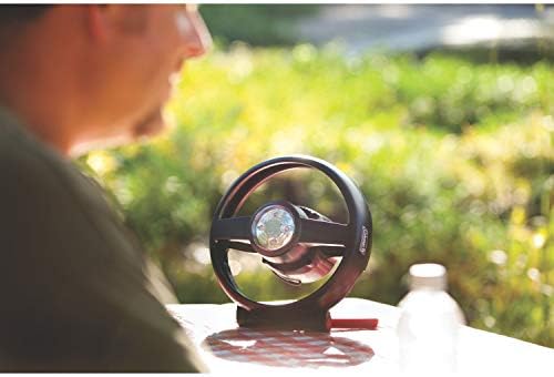 Coleman Lighted Tent Fan & Light Combo for Tents/Cars/RVs Illuminates and Keeps You Cool CPX 6 Compatible 2 Light Modes & 2 Fan Speeds - Image 5