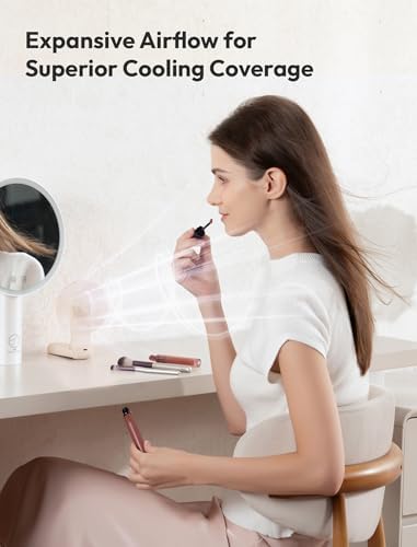 Aecooly Slim Portable Fan, Thin Handheld Fan, USB Rechargeable - Image 5