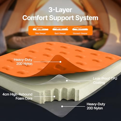 OGERY Foam Camping Mattress, Insulated Portable Sleeping Pad - Image 5