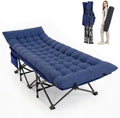 Camping Cot, Folding Camp Cot for Adults, Portable Outdoor Cot with Carry Bag & Mattress,Compact Bed for Travel,Guest,Home Office Nap by Canpsky