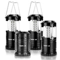 Lepro LED Camping Lanterns Battery Powered, Collapsible, IPX4 Water Resistant, Outdoor Portable Lights for Emergency, Hurricane, Storms and Outages by Lepro