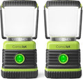 Consciot LED Battery Powered Camping Lantern, 1000LM, 4 Light Modes, IPX4 Waterproof Portable Tent Flashlight for Power Outages, Emergency, Hurricane, Hiking, Light Green, (Pack of 20) by Consciot