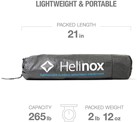 Helinox Lite Cot Ultra-Light, Portable Camping Cot, Compact, Collapsible, Backpacking, Foldable Camping Bed - Image 2