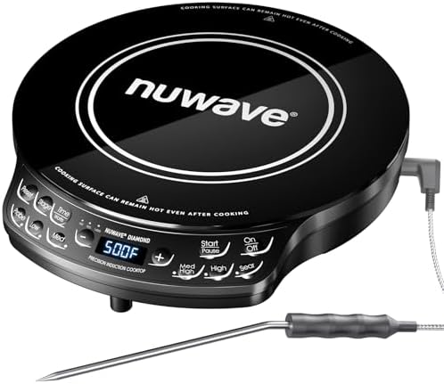 Nuwave Portable Induction Cooktop Diamond with Probe, 100°F to 500°F by NuWave