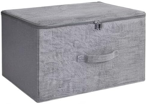 ANMINY 3PCS Storage Bins with Zipper Lids 36 Qt Lidded Fabric Storage Boxes - Image 8