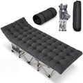 Camping Cot for Adults 800 LBS, 75"x28" Heavy Duty Folding Cot Bed with 2" Thick Detachable Pad & 1200D Oxford, Sleeping Cot for Camping & Guest Bed - 10-Second Setup by Harigal