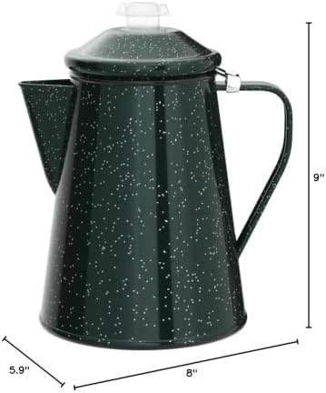 GSI Outdoors Percolator Coffee Pot | Enamelware Campfire Coffee Boiler Kettle for Outdoor Camping Cookware, Cabin, RV, Kitchen, Hunting & Backpacking - Image 5