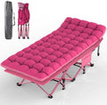 Suteck Camping Cot, Folding Camp Bed for Adults with Soft Thicker Cushion by Suteck