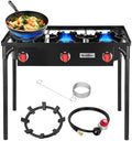 Bestfire 3 Burners Camping Stove for Cooking Outdoor, 225,000 BTU Propane by GrillsOutdoorCooking
