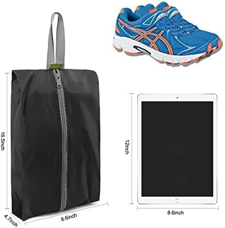 BeeGreen 12-Pack Travel Shoe Bags, Flower & Geometric Design Shoe Organizers - Image 2