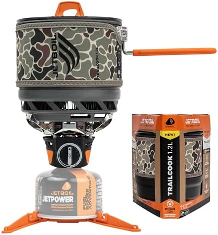 Jetboil TrailCook 1.2L Camping and Backpacking Stove Cooking System with Adjustable Heat Control, New for 2026 by Unknown