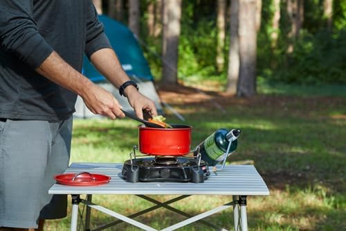 Coleman PowerPack 7,500 BTU Propane Camping Stove, Portable Adjustable Burner with Precise Temperature Control Fits 12-Inch Pan, Great for Camping, Hunting, Backpacking, Tailgating, & More - Image 5
