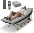 HABUTWAY Camping Cots for Adults, 600lbs Capacity, Folding Camping Cot with Mattress, Sleeping Cots for Adults with Carry Bags for Travel,Beach,Patio,Home Office,Nap Time by HABUTWAYMakeYourLifeComfortable