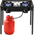Outvita 2 Burner Propane Gas Stove for Outdoor Cooking, 150,000 BTU by Outvita