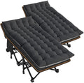 LILYPELLE Oversized XXL Folding Camping Cot, 32" Heavy Duty Sleeping Cots by LILYPELLE