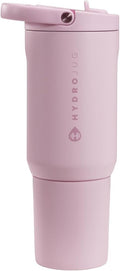 HydroJug Sport - Stainless Steel Tumbler with Straw, Vacuum Insulated, 20oz Leakproof Water Bottle, Ergonomic Design, Reusable, Dishwasher Safe, Rubber Base, Durable for Gym or Outdoors, Sweet Pea by Hydrojug