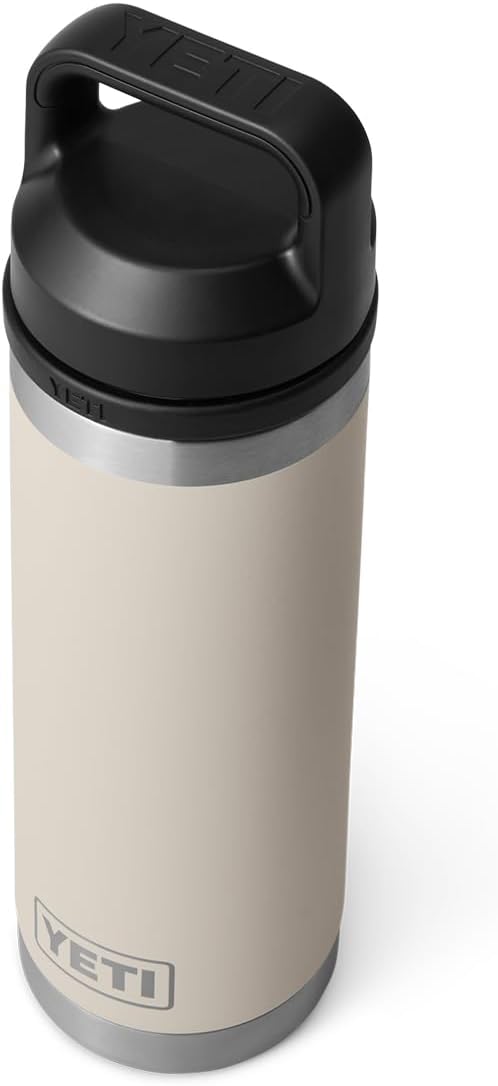 YETI Rambler 18 oz Bottle, Leakproof, Vacuum Insulated, Stainless Steel with Chug Cap, Cape Taupe - Image 5