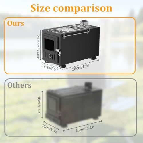 portable Hot Tent Stove camping heaters for tents Outdoor Heating & Cooking - Image 4