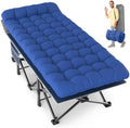Slendor XXL Camping Cot with Mattress, Pillow & Carry Bag, 32" Extra Wide by Slendor